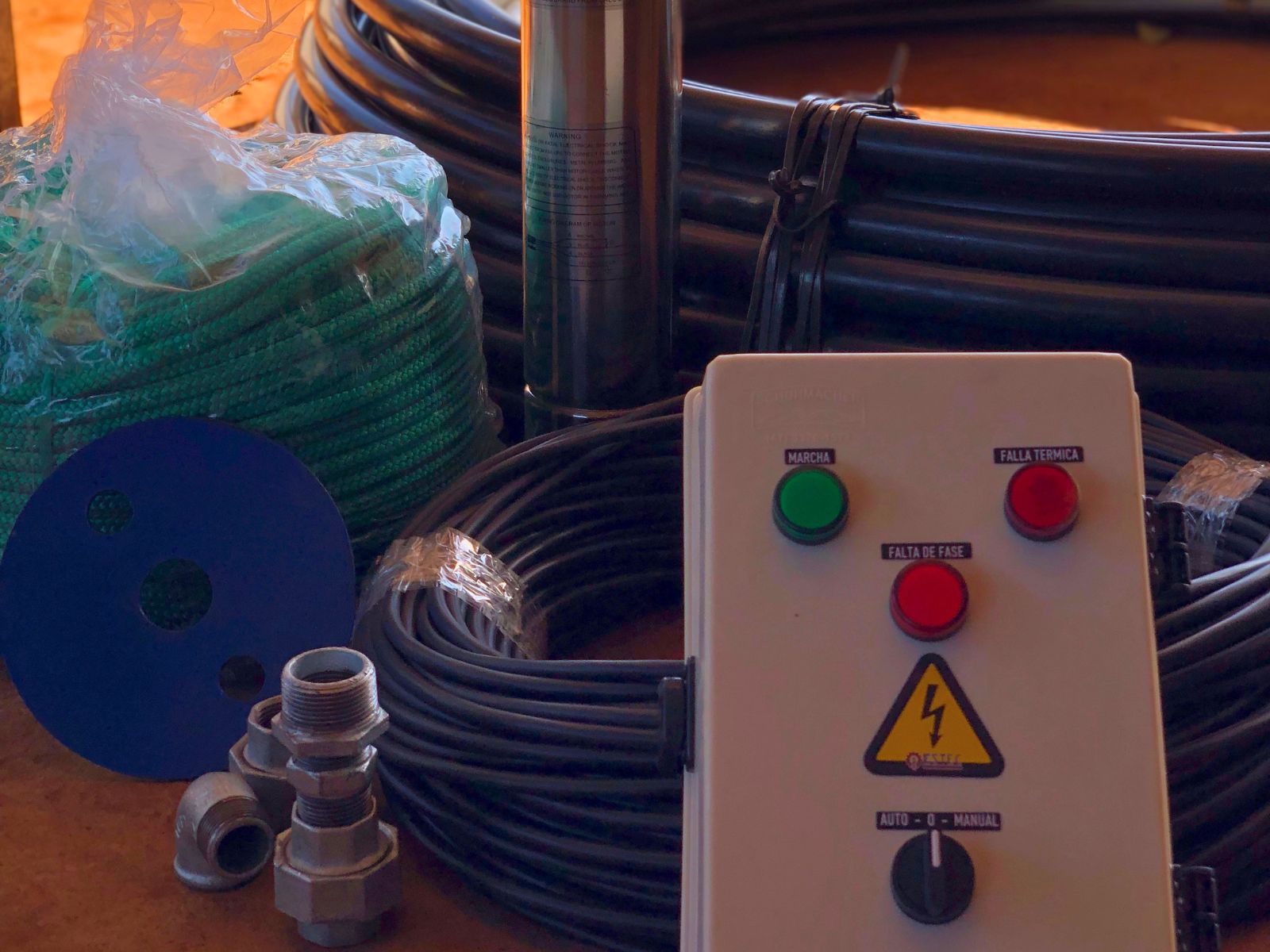 Piola marina y cable NYY para pozo — ESTEC